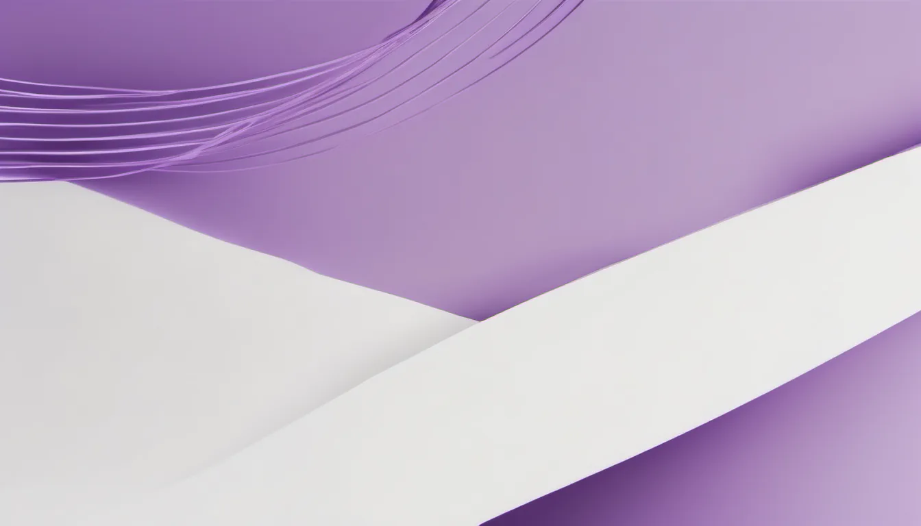 Abstract frame on thin line illustration in violet and pale lilac on white — decorative header for 115V 12,000 BTU Mini Splits Compared