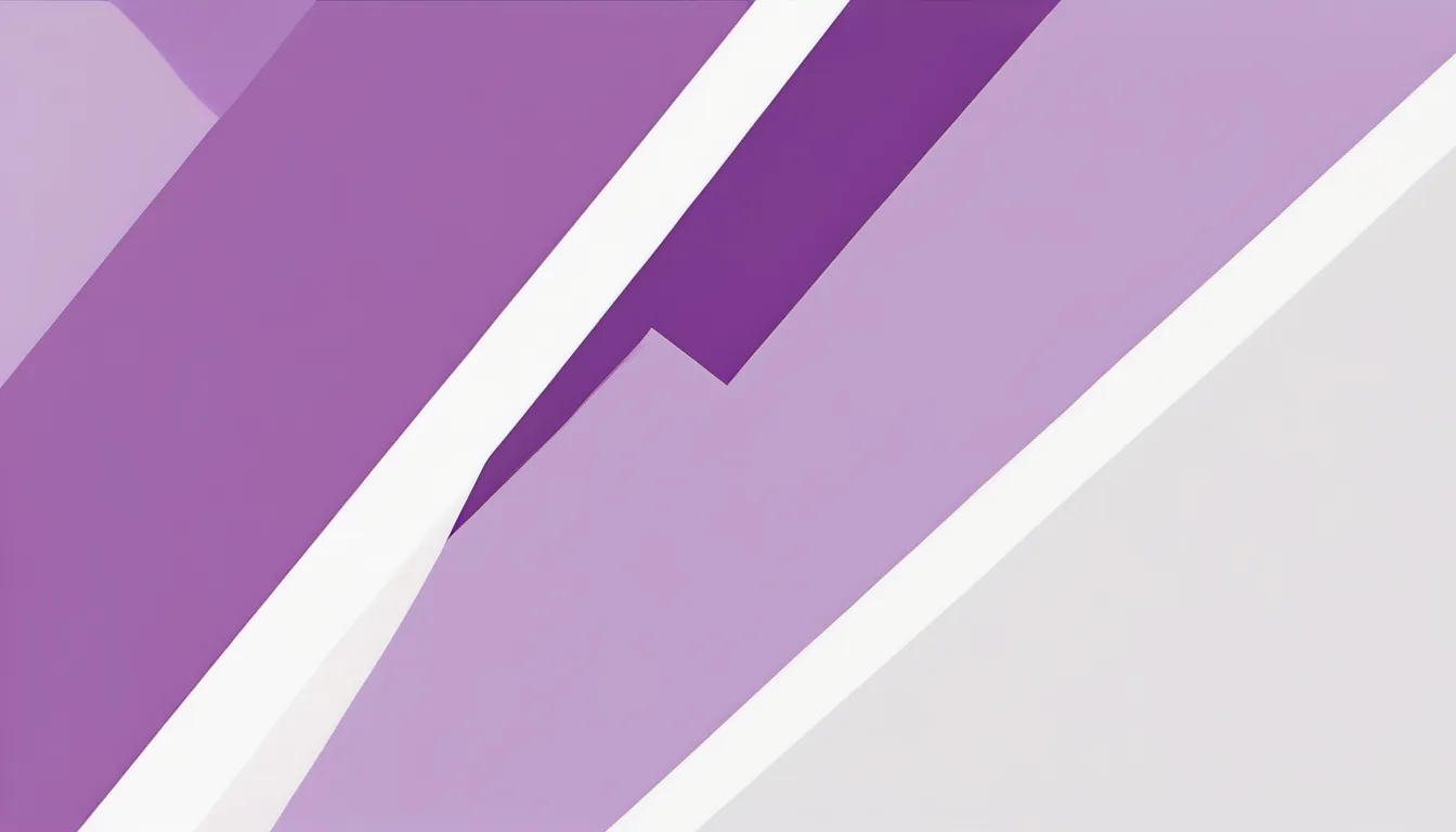 Abstract single thin line illustration in violet and pale lilac on white — decorative header for 115V Mini Splits Compared on Specs