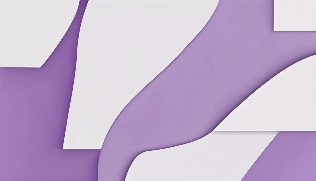 Abstract multiple frames illustration in violet and pale lilac on white — decorative header for 36,000 BTU Mini Splits Compared on Published Specs