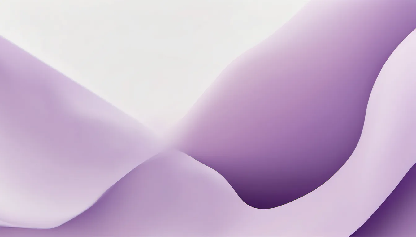 Abstract two overlapping planes illustration in violet and pale lilac on white — decorative header for About Mini Split Data