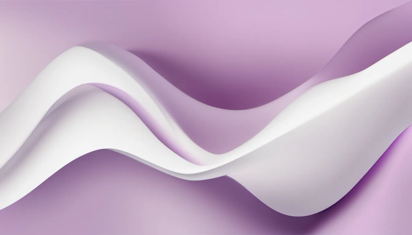 Abstract open loop illustration in violet and pale lilac on white — decorative header for Affiliate Disclosure