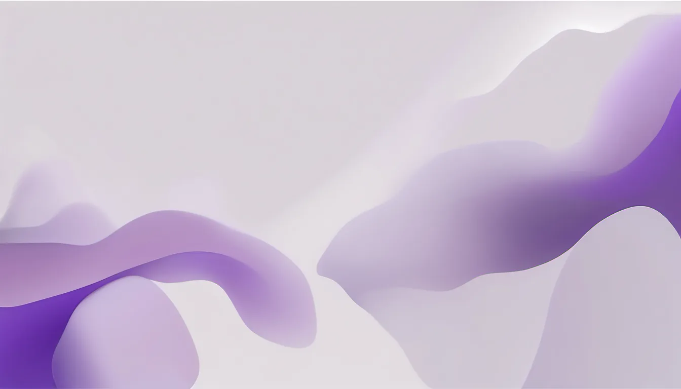 Abstract narrowing funnel illustration in violet and pale lilac on white — decorative header for Mini Split Finder: Match One to Your Room